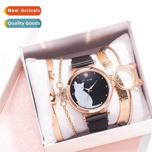 Quartz Watch 2020 New Womens Watches Cat Fashi Watch Bracele