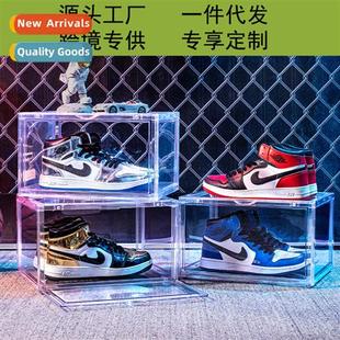 Box Side Opening Highly Foldable Shoe Plastic Transparent