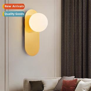 Postmodern bedroom bedside wall lamp simple light luxury atm