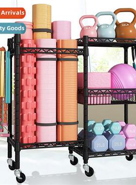 Multi-layer yoga mat dumbbell storage rack ir gym equipment