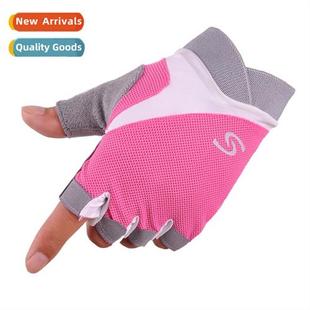 gloves female silice half glove slip finger New breathable