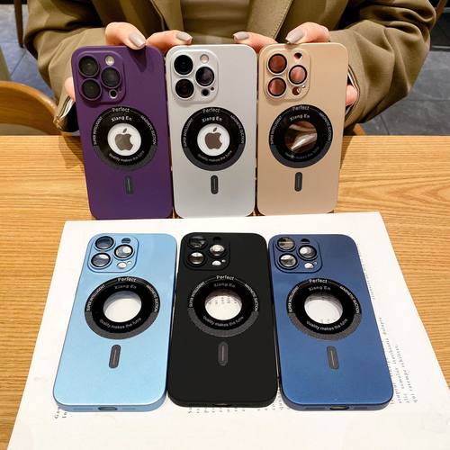 Wh Apple 15promax leak  magnetic PC phe case iPhe 13 dust ne