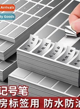 600 s  waterpro hwrten matt silver  paper sticker stickers b