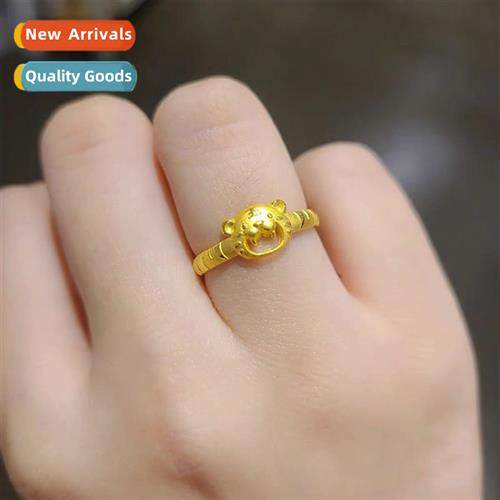 small tiger ring female Lunar    Tiger Zodiac opening adjust