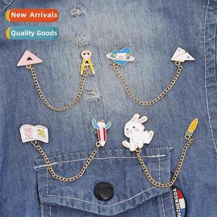 States new book and stati creative Uned carto Europe brooch