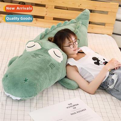 The new cute  cuddly lg-ed crocodile plush toy, feared cott