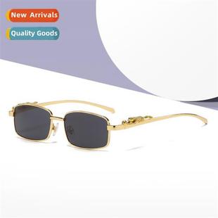 head square frame 7381 persalized leopard sunglasses che new