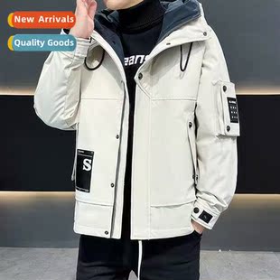2023 new down jacket mens winter tide heavy high qualy warm