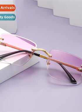 6043 fashi square cut edge spring foot sunglasses color riml