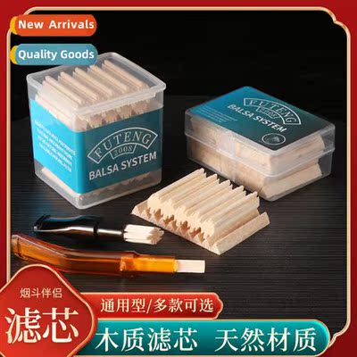 New 9mm Wooden Filter Cartridge Pipe Accessories High Effici