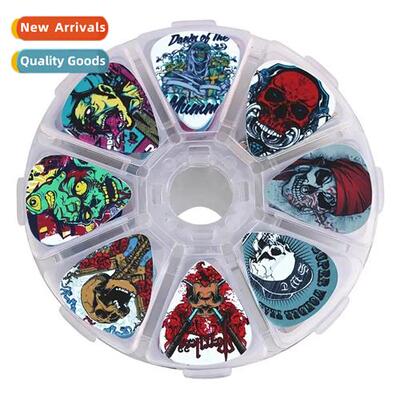 50 Pieces Colorful Pattern Guar Plectrum Set Musical Instrum