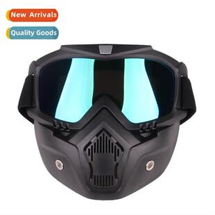 Motorcycle f-road windshield mask Harley tactical goggles wi