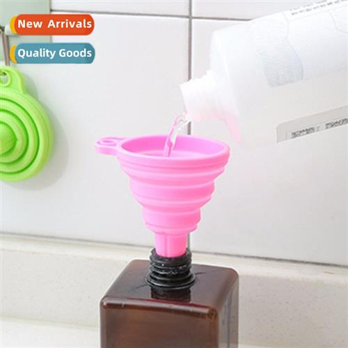 Kchen Portable Collapsible Silice Funnel Lg Neck Funnel Sili