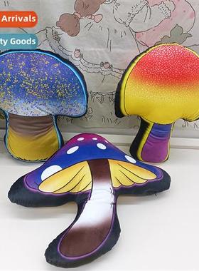Halloween Illusi Mushroom Pillow Plush Fabric Decorative Orn