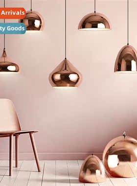 Scinavian simple modern gold globe chelier single head clear