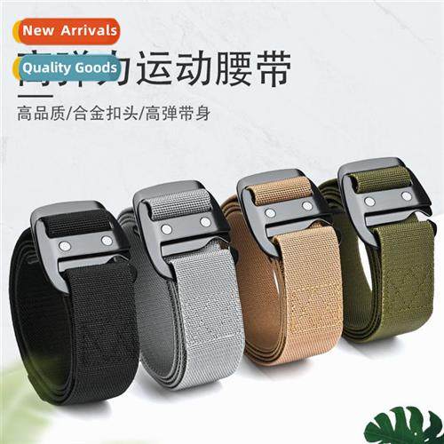 New alloy tactical belt mens Keraf elastic hook buckle light