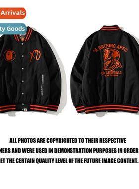 Tide Japanese shark ape head cooperati  co-bred red side str