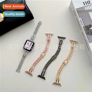 small skinny chain 适用apple watch beads metal band walking