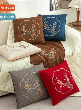 New Chinese a branch  plum embroidery dual-use 2-in-1 foldin