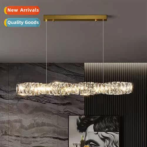 Modern light luxury dining room crystal chelier art simple d