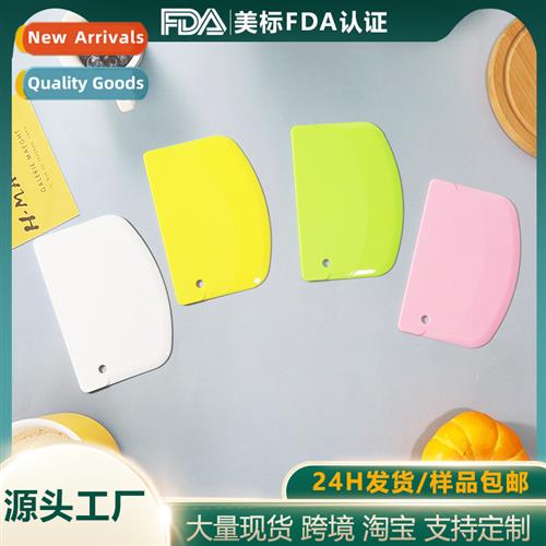 Colorful Flour Scraper Plastic Dough Scraper Cake Butter Scr