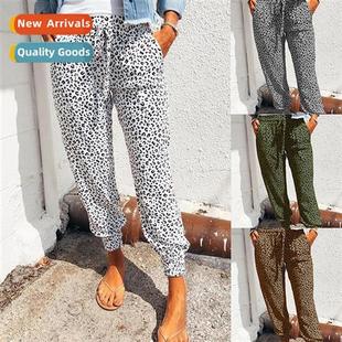 Womens Loose Printed 2021 Pants New Casual OM9299 Summer