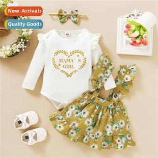 print 2020 sleeved winter new top Girls letter fall