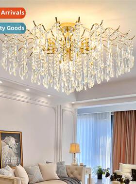 French snuffer light light luxury crystal living room light