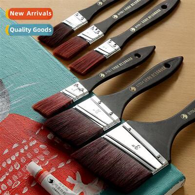 G1753 Angled Blade Nyl Brush Gouache Acrylic Oil Paint Board