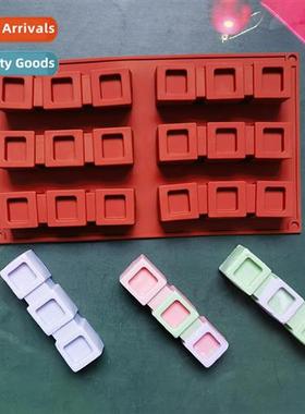 6 in 3 ccave squares 204 chocolate biscu mold cake mold ice