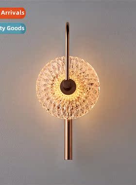 Light luxury living room background wall lamp sample room be