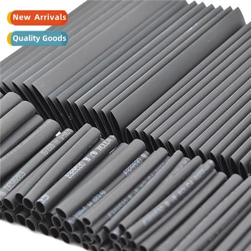 127PCS Black Flame Retardant Heat Shrinkable Tubing Set Hous