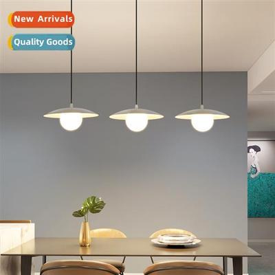 Modern simple dining room bar table lamp three head combinat