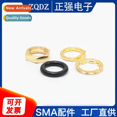 SMA four three kinds  fixed nuts spring washers gasket water
