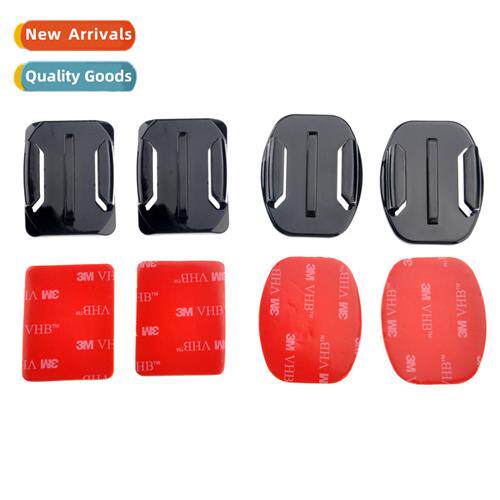 Gopro12/11/10 DJI Camera Flat Curved Base wh 3M Adhesive  Ru
