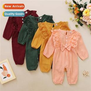 sle spring lace girl new 2021 fall baby ins