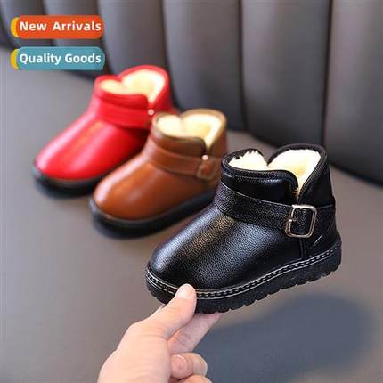 Childrens snow boots Childrens warm n-slip cott shoes snow b