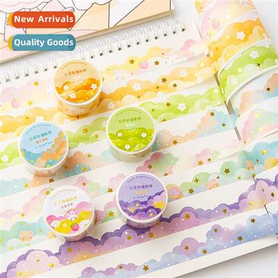 Hbook tape clouds tape roll washi whole roll stickers decora
