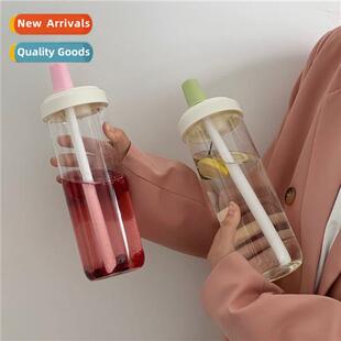 glass cup transparent ins capacy simple large Korea female