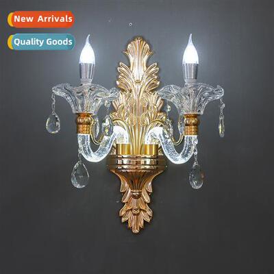 an crystal wall lamps bedside wall lamps living room backgro