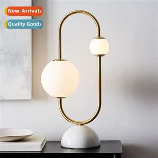 Scinavian creative living room marble table lamp er -modern