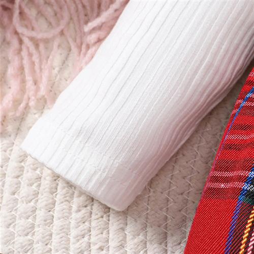 ins baby spring  autumn  2023 new n solid color Christmas pr