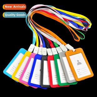 holder lanyard double Work card sided perm