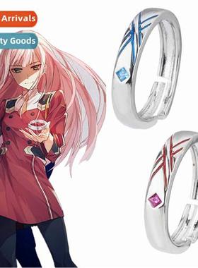 Anime DARLING in  FRANXX Ring Natial Team 02 Unisex Adjustab