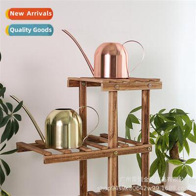 Stainless steel lg spout watering can gardening home succule