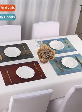 Gradient striped placemats teslin kchen table mats n-slip co