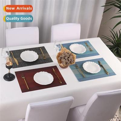 Gradient striped placemats teslin kchen table mats n-slip co