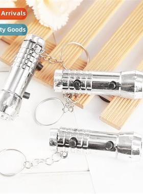 Dual-use small flashlight mey detector light dual-use keycha