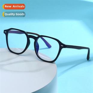 blue TR90 wood fashi glasses light anti legs grain retro New