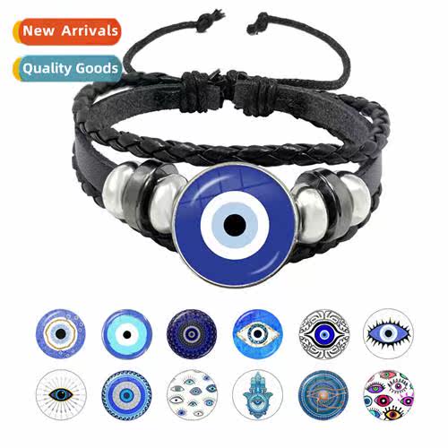 Classic Charms Lucky Turkey Evil Eye Bracelet Evil Eye Clasp